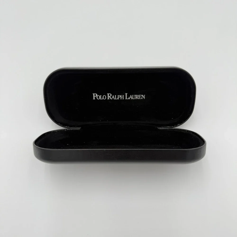 Polo Ralph Lauren Black Eyeglass / Sunglass Case Hard Clamshell Case Only